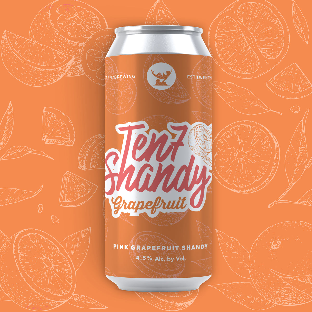 TEN7 GRAPEFRUIT SHANDY Ten7 Brewing Company